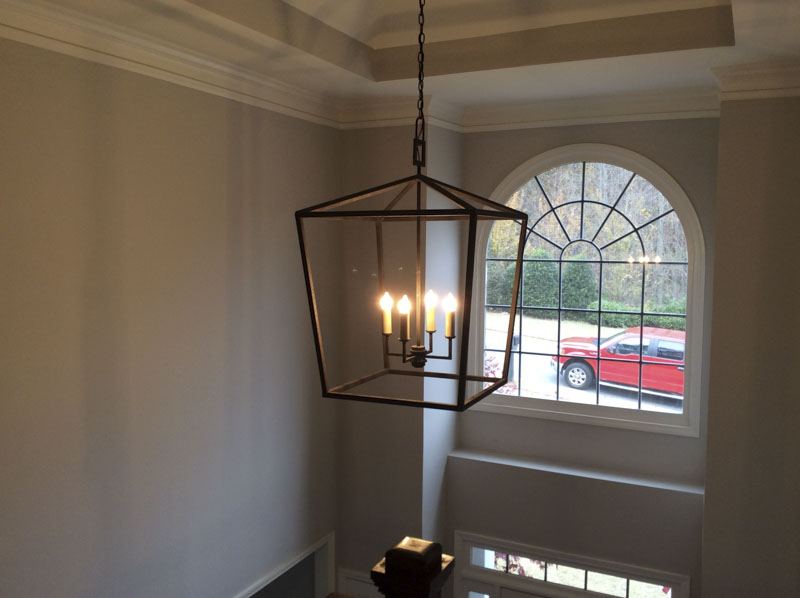 Dining room with lantern